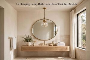 Hanging Lamp Bathroom Ideas That Feel Stylish