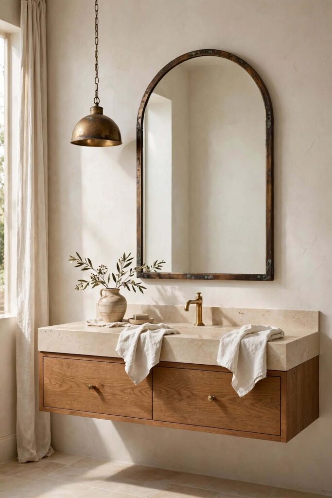Mix Brass With Warm Neutral Finishes
