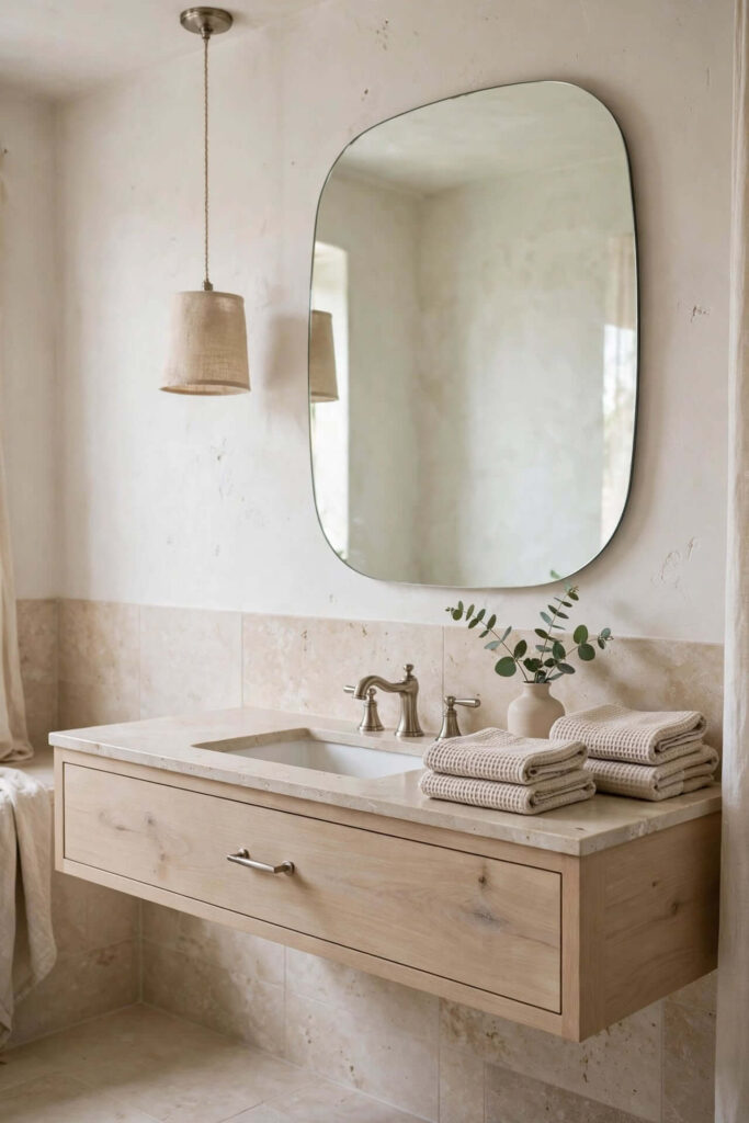 Try a Soft Linen-Shade Pendant