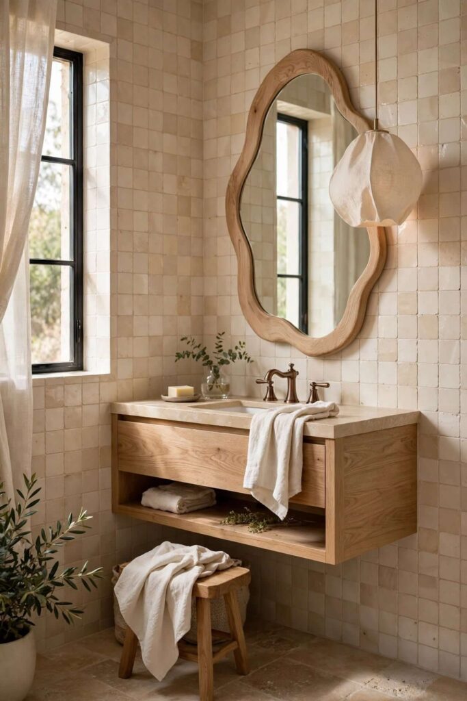 Combine Pendant Lighting With Natural Wood