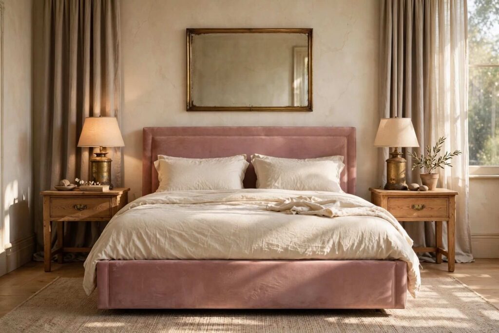 Give Pink a Grown-Up Look With Brass