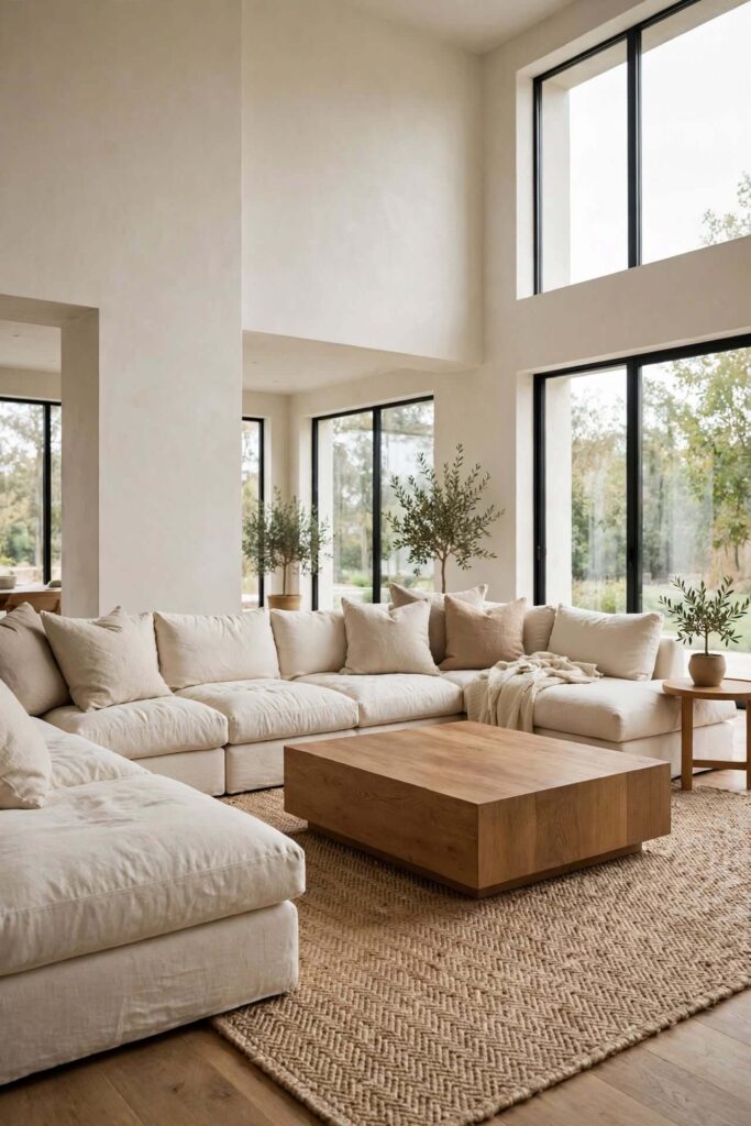 Anchor the Room With an Oversized Sectional