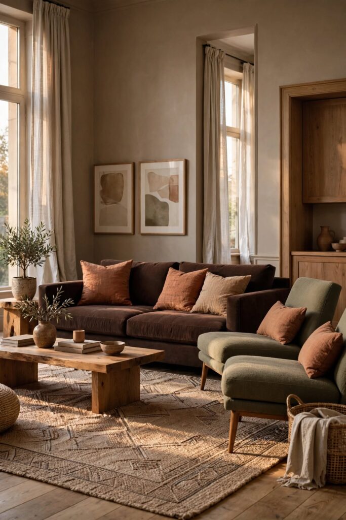 Introduce a Deep, Earthy Color Palette