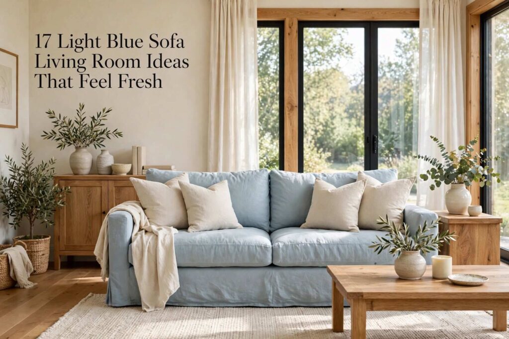 light blue sofa living room ideas