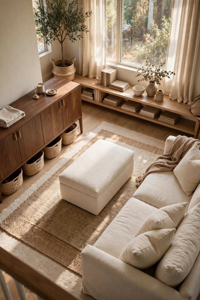 Create Hidden Storage That Looks Decorative