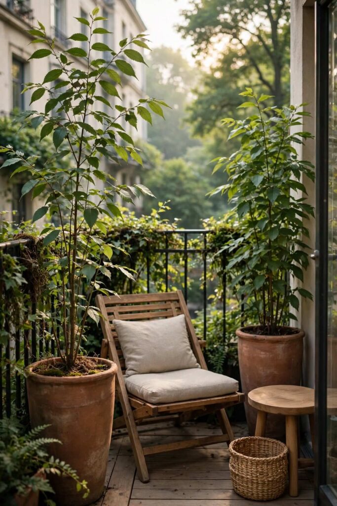 Turn a Small Balcony Into a Mini Forest Retreat